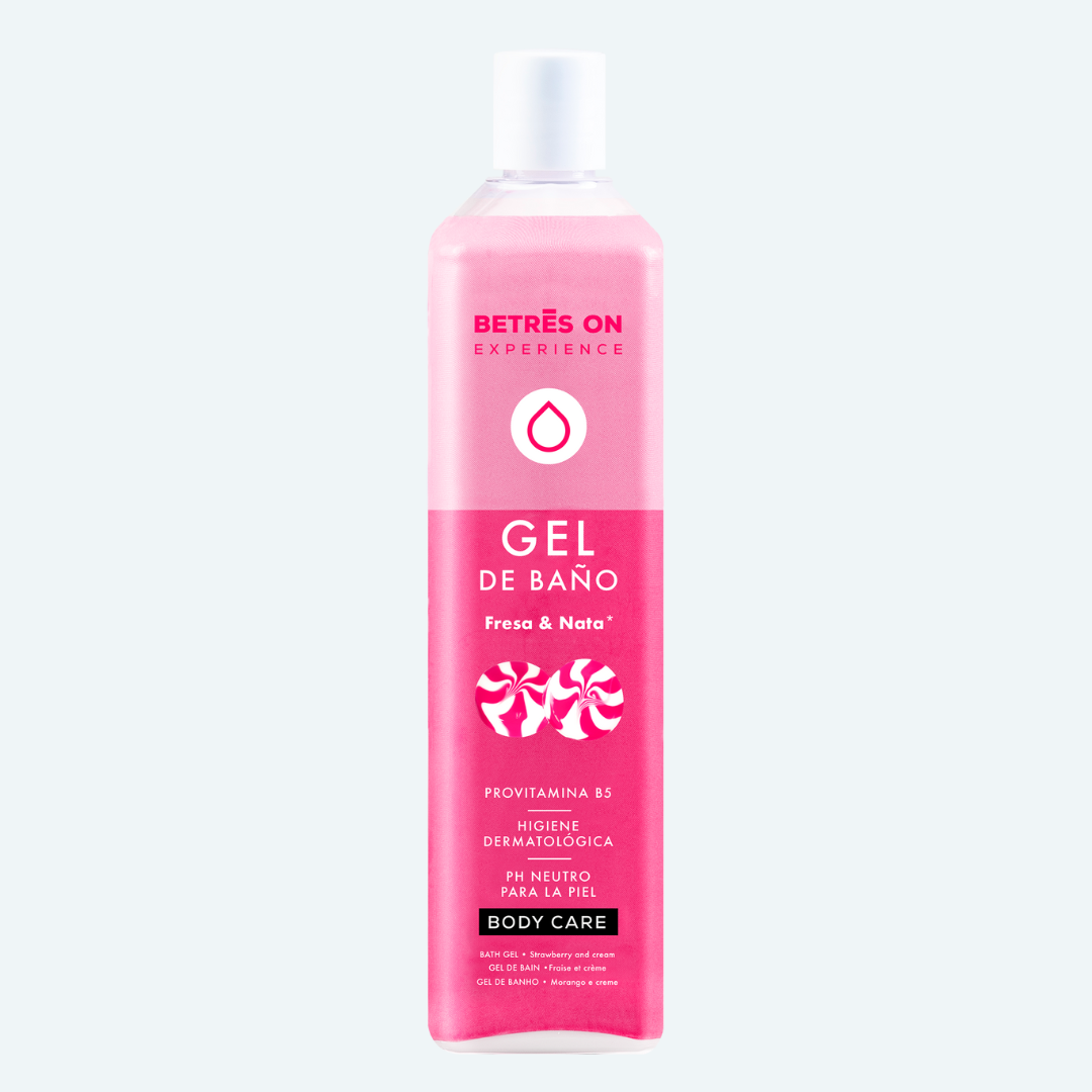 Gel de baño Fresa y Nata