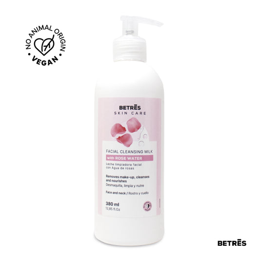 Leche Limpiadora con Agua de Rosas