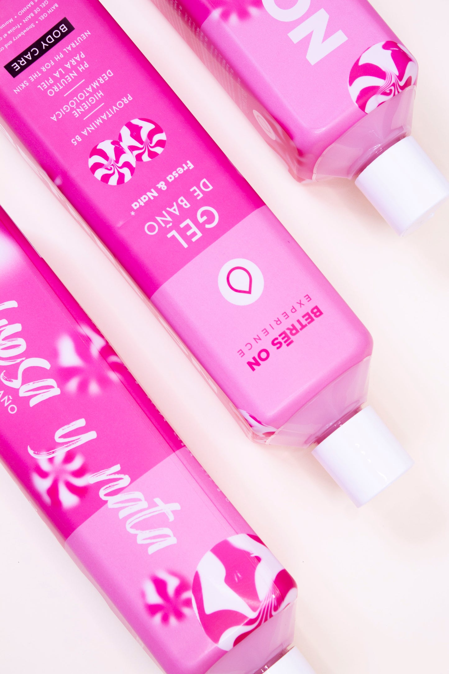 Gel de baño Fresa y Nata