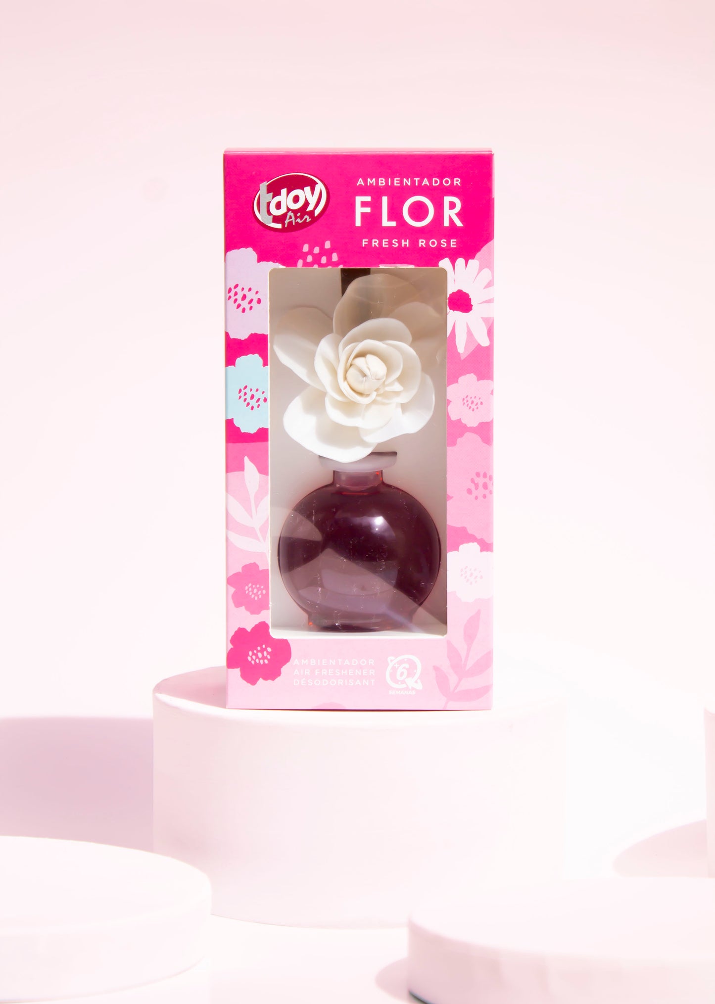 AMBIENTADOR FLOR ROSAS