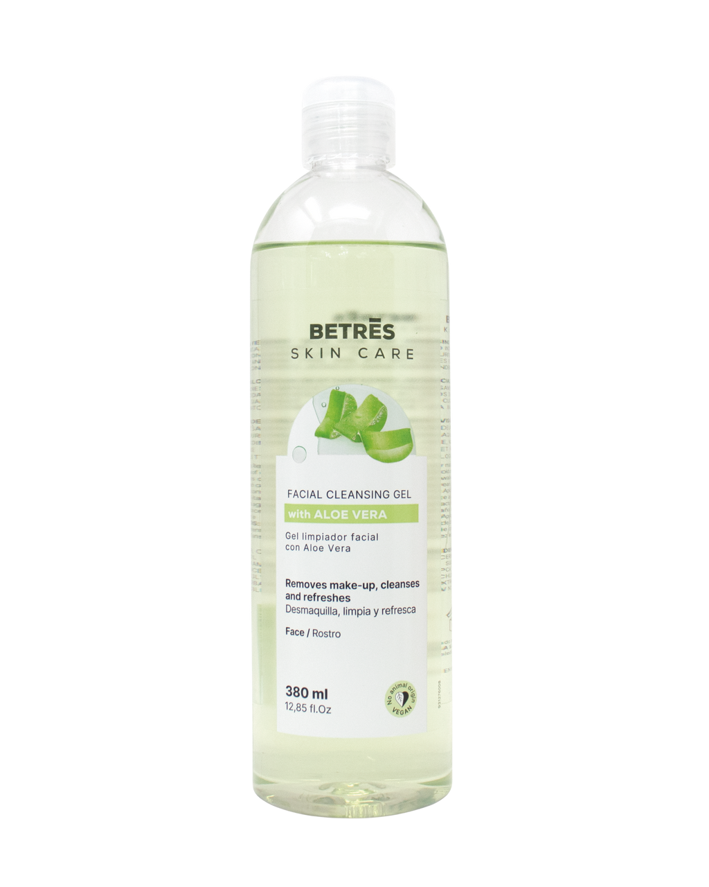 Gel Limpiador Facial con Aloe Vera Betres x 380 ML
