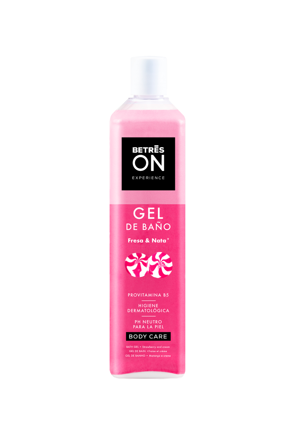 Gel de baño Fresa y Nata