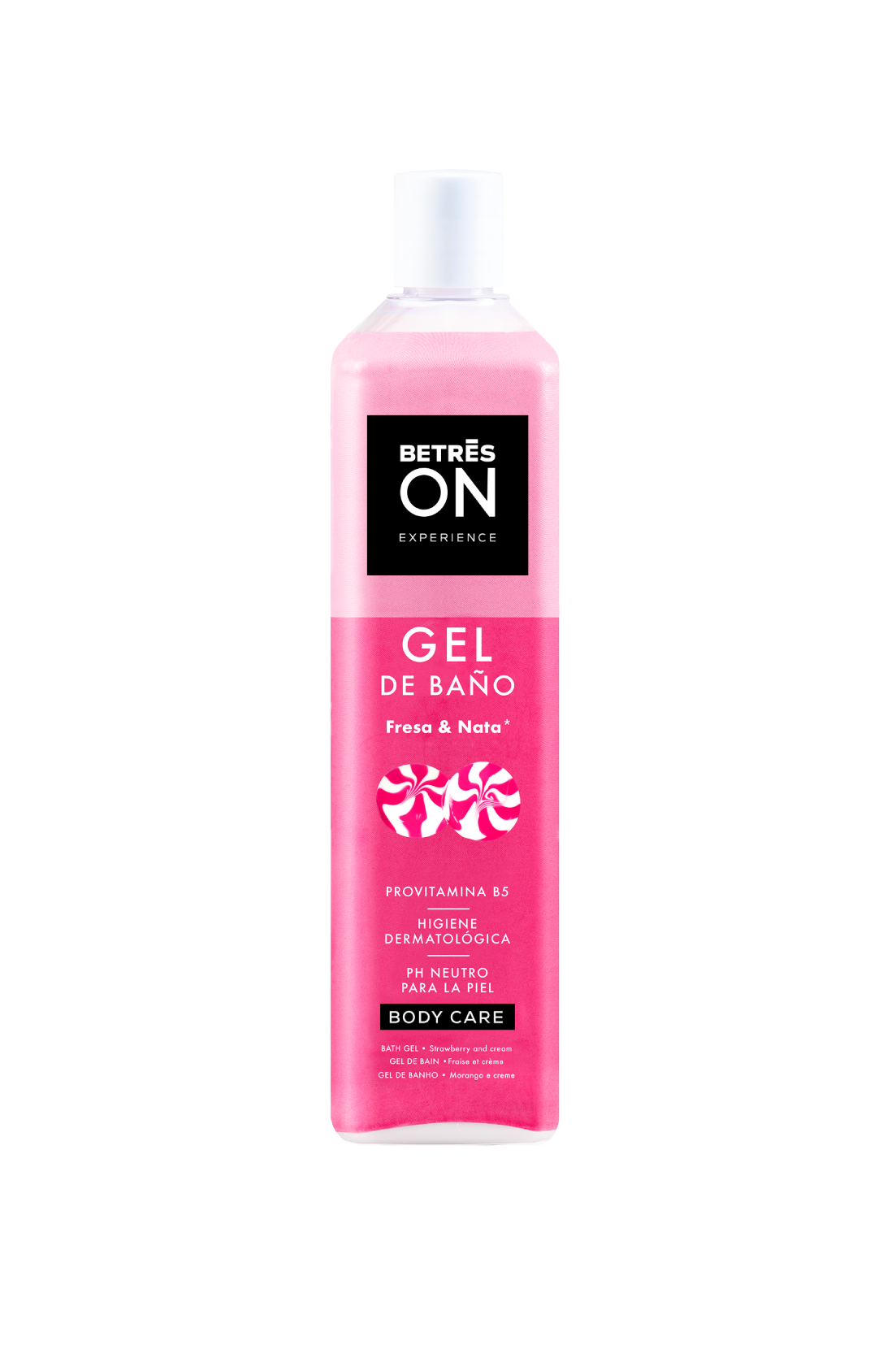 Gel de baño Fresa y Nata